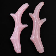 PINK OPAL CORAL BRANCH SHAPE FANCY 30X5MM 5.02 Cts.