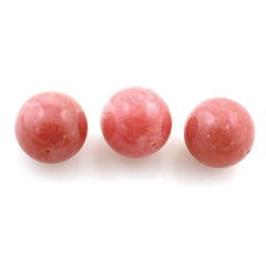 PINK OPAL PLAIN BALLS (FULL DRILL) (DARK) 12MM 10.07 Cts.