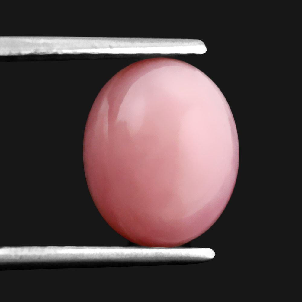 PINK OPAL OVAL CAB 11X9MM 2.85 Cts.