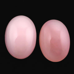PINK OPAL OVAL CAB 7X5MM 0.54 Cts.