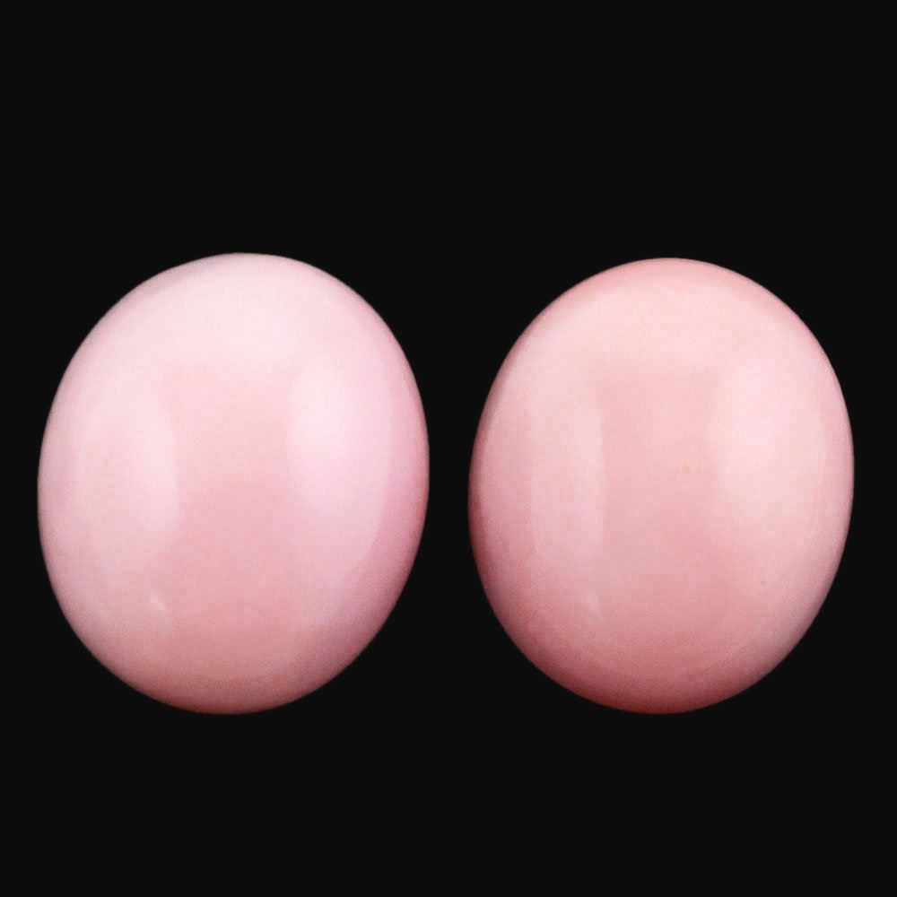 PINK OPAL OVAL CAB 12X10MM 3.82 Cts.