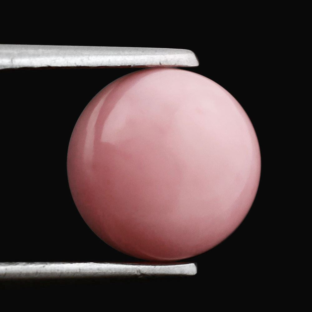 PINK OPAL ROUND CAB 10MM 3.42 Cts.