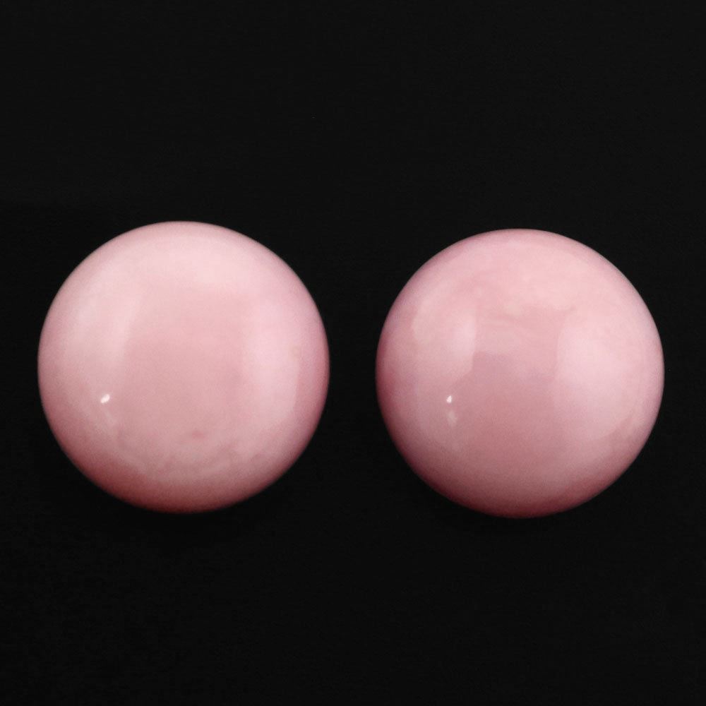 PINK OPAL ROUND CAB 10MM 3.42 Cts.