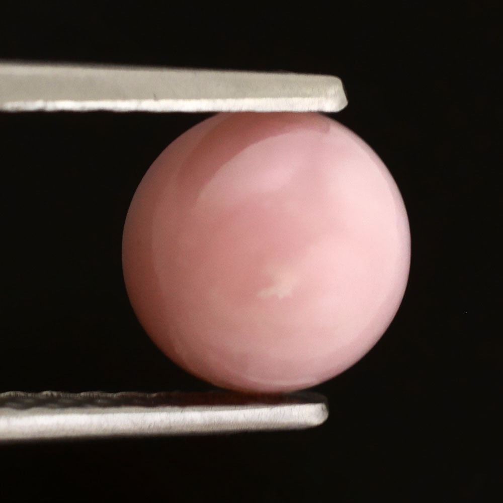 PINK OPAL ROUND CAB 8MM 1.58 Cts.