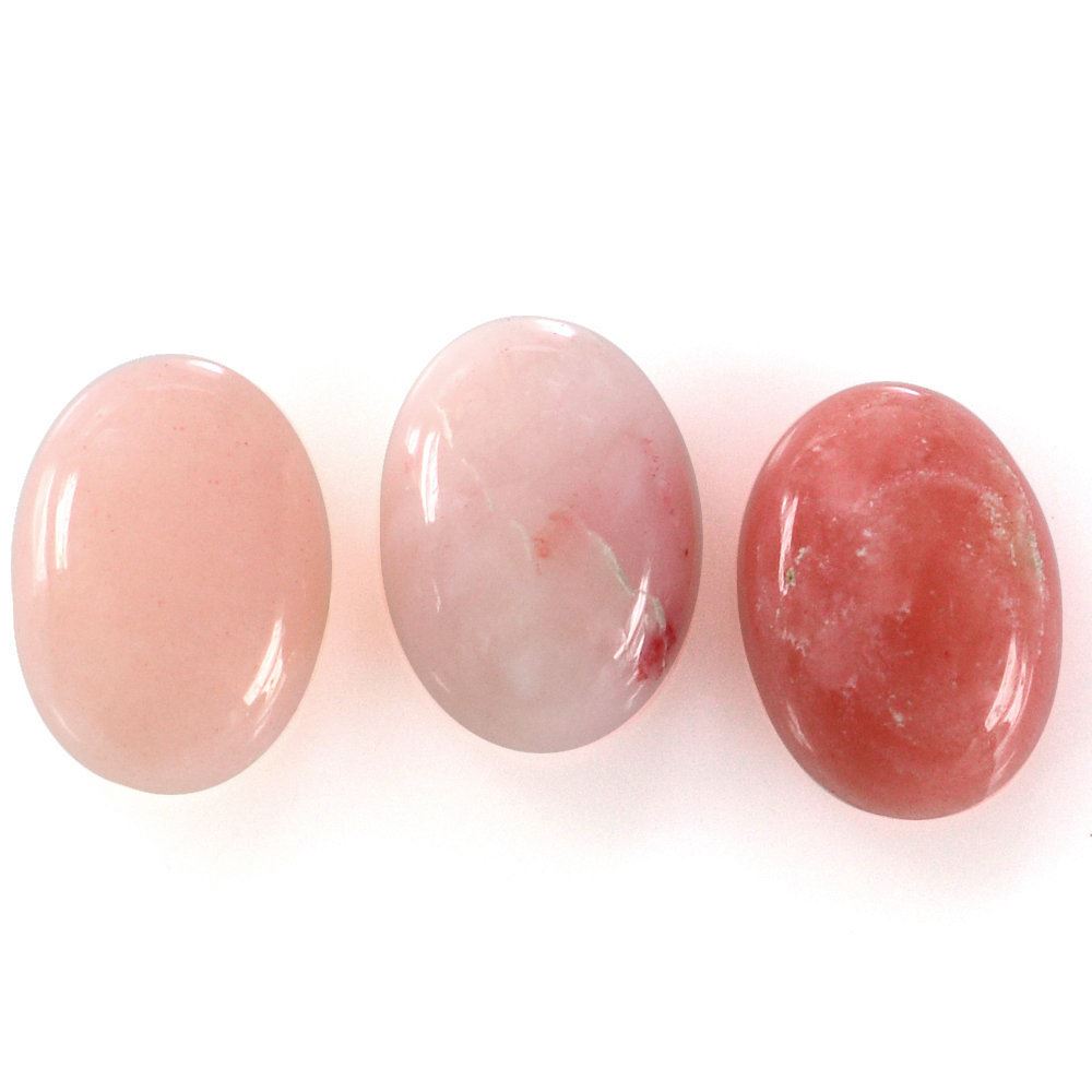 PINK OPAL (AMERICAN) OVAL CAB 7X5MM 0.54 Cts.
