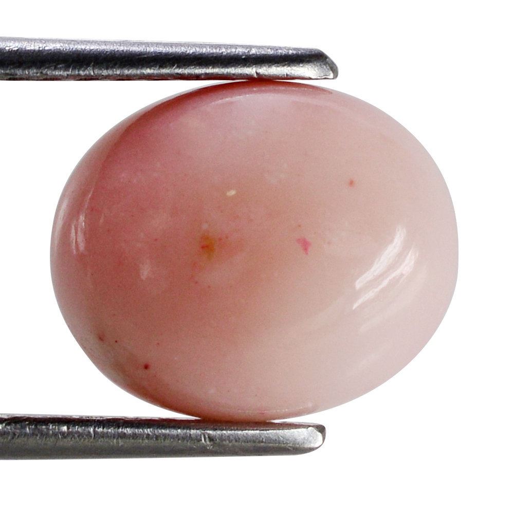 PINK OPAL (AMERICAN) OVAL CAB 12X10MM 3.85 Cts.
