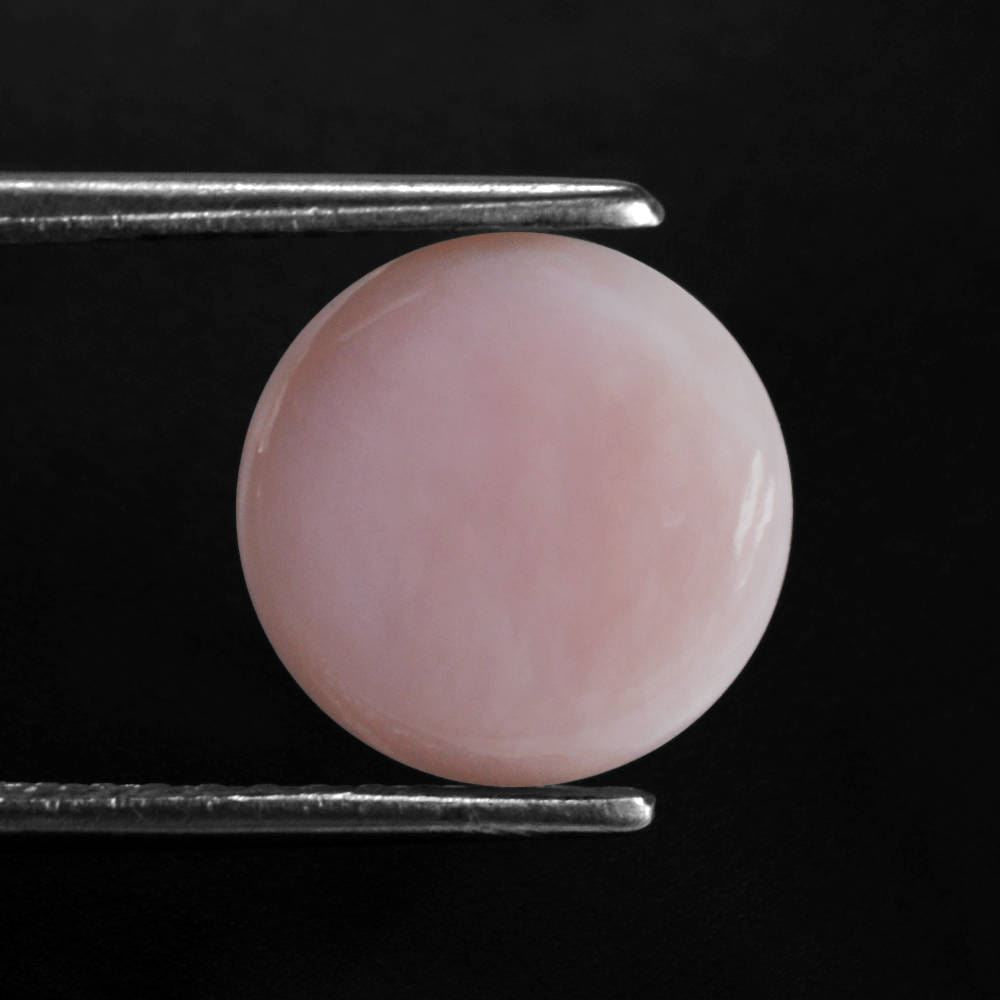 PINK OPAL ROUND CAB (LITE)  (SI) 11MM 2.31 Cts.