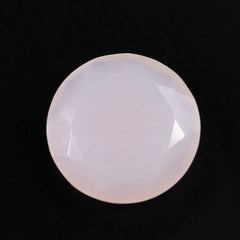 PINK OPAL ONE SIDE ROSE CUT OTHER SIDE TABLE CUT ROUND (LITE) 10MM  1.89 Cts.