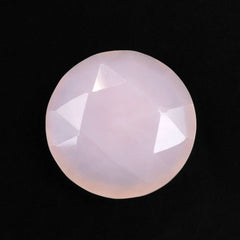 PINK OPAL ONE SIDE ROSE CUT OTHER SIDE TABLE CUT ROUND (LITE) 10MM  1.89 Cts.