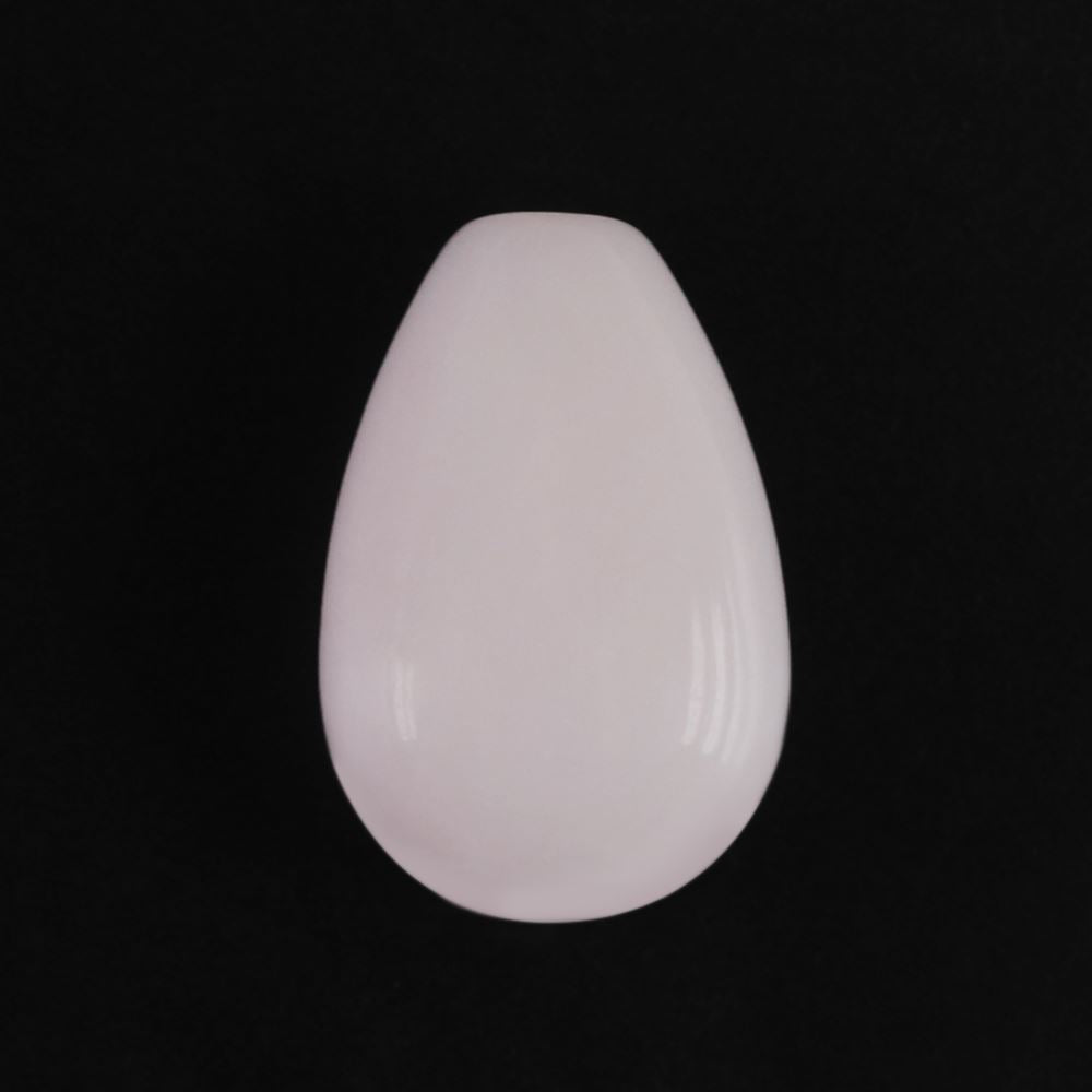 PINK OPAL PLAIN DROPS (LITE) (SI) (HALF DRILL 0.60MM) 9X6MM 1.76 Cts.