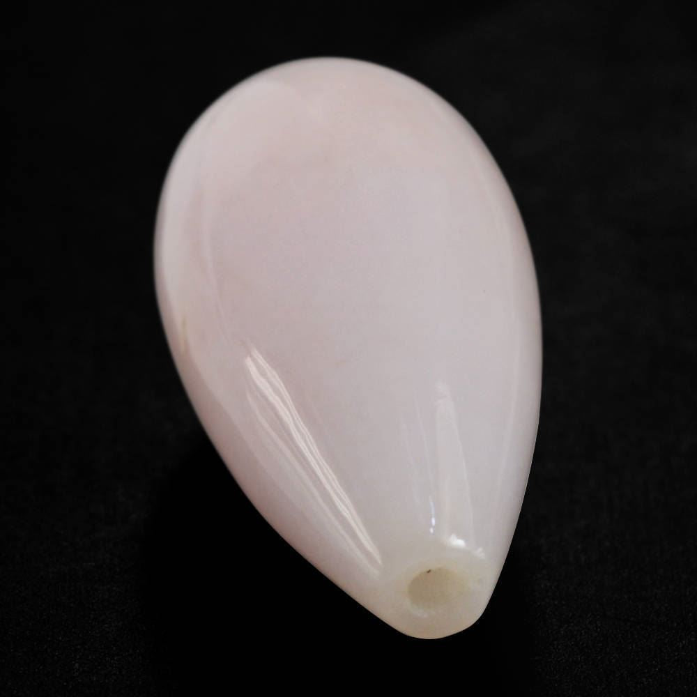 PINK OPAL PLAIN DROPS (LITE) (SI) (HALF DRILL 1.10MM) 20X10MM 10.90 Cts.