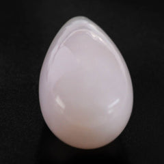 PINK OPAL PLAIN DROPS (LITE)  (HALF DRILL 1MM) 18X7MM 4.69 Cts.