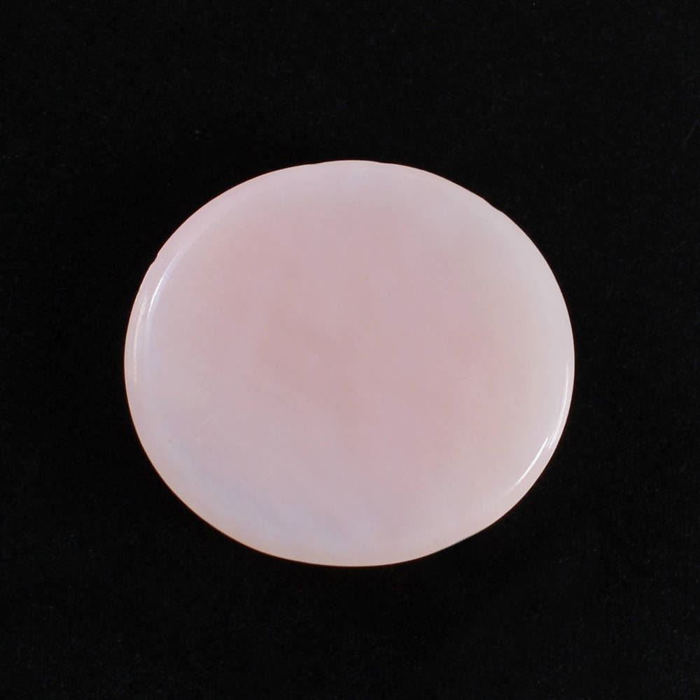 PINK OPAL OVAL CAB (LITE) (SI) 11X10MM 2.36 Cts.