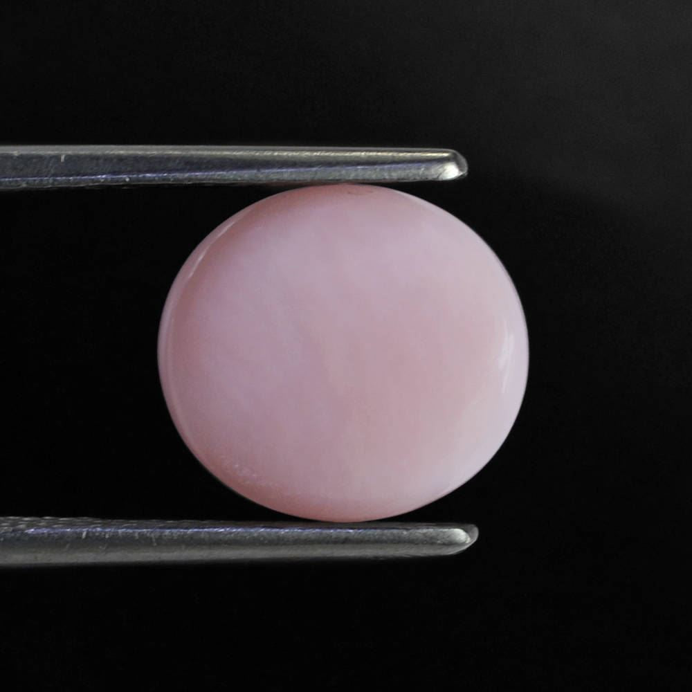 PINK OPAL OVAL CAB (LITE) (SI) 11X10MM 2.36 Cts.