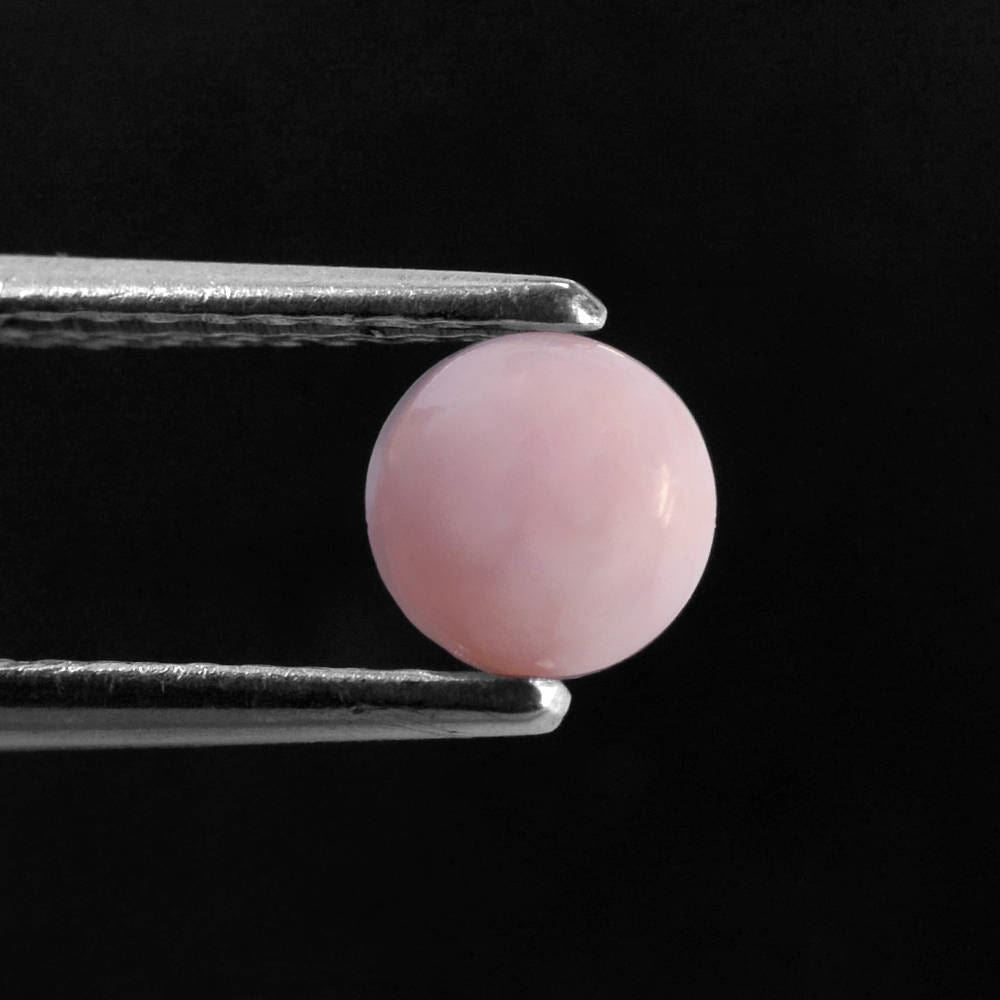 PINK OPAL ROUND CAB (LITE) (SI) 6MM 0.70 Cts.