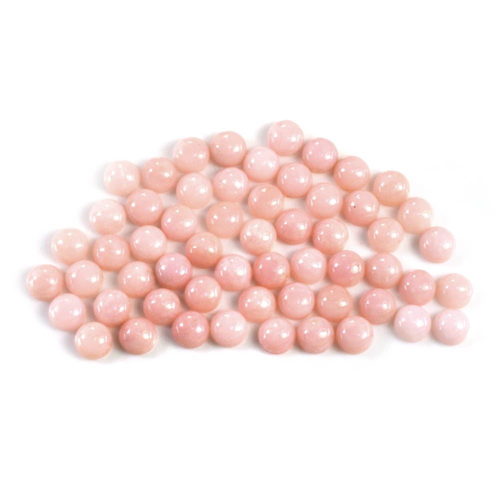 PINK OPAL ROUND CAB (LITE) (SI) 6MM 0.70 Cts.