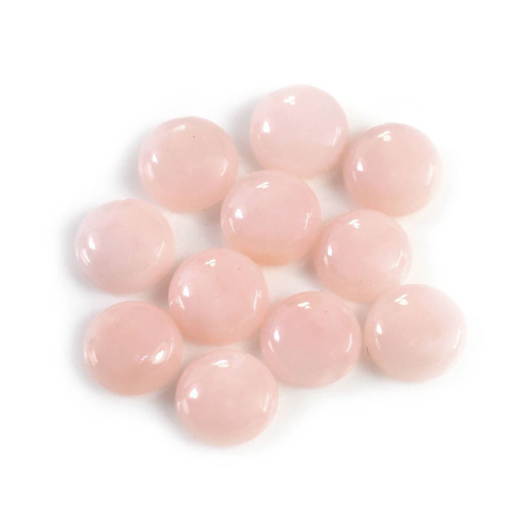 PINK OPAL ROUND CAB (LITE) 4.5MM 0.25 Cts.
