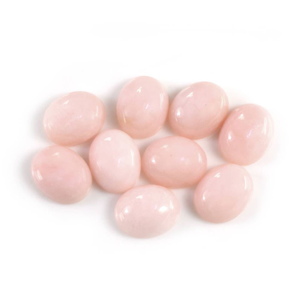 PINK OPAL OVAL CAB (LITE) (SI) 10X8MM 2.05 Cts.