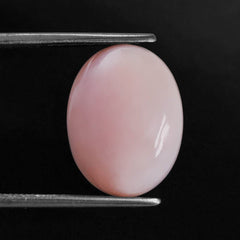 PINK OPAL OVAL CAB (LITE) (SI) 16X12MM 7.09 Cts.
