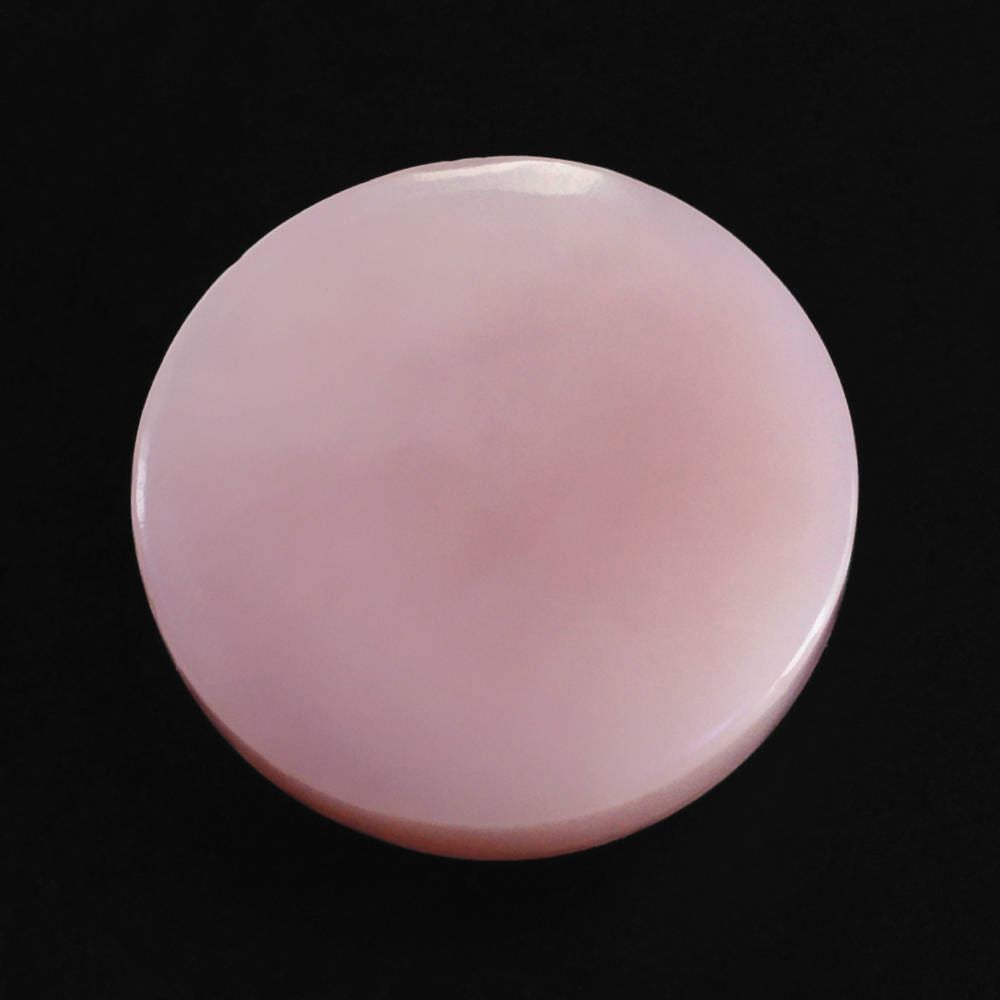 PINK OPAL ROUND CAB (MEDIUM) (SI) 12MM 5.41 Cts.