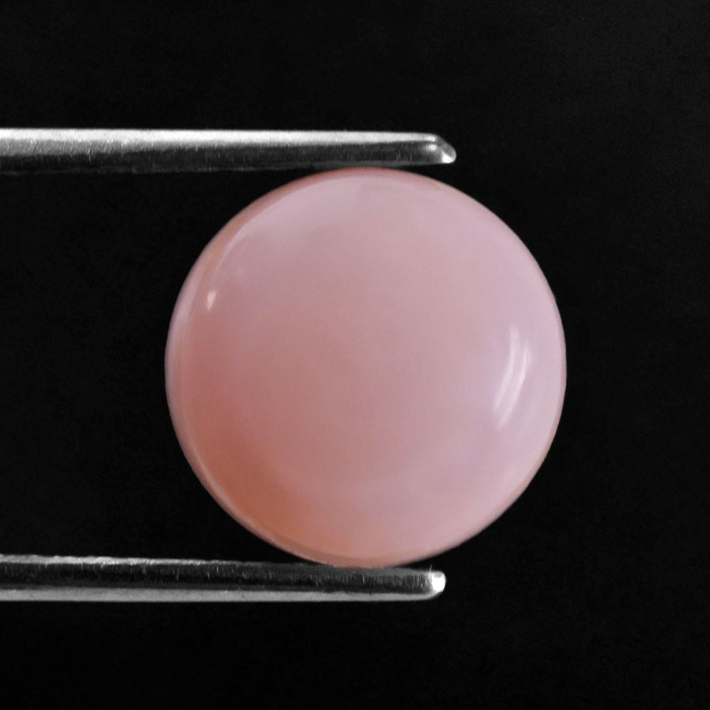 PINK OPAL ROUND CAB (MEDIUM) (SI) 12MM 5.41 Cts.