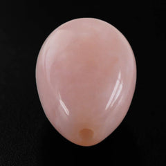 PINK OPAL PLAIN DROP (MEDIUM) (SI) (HALF DRILL 1MM) 12X8MM 4.47 Cts.