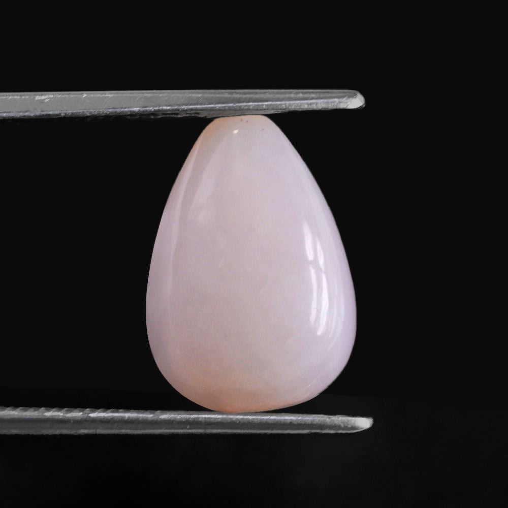 PINK OPAL PLAIN DROP (MEDIUM) (SI) (HALF DRILL 1MM) 14X10MM 8.18 Cts.