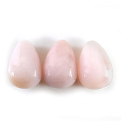 PINK OPAL PLAIN DROP (MEDIUM) (SI) (HALF DRILL 1MM) 14X10MM 8.18 Cts.