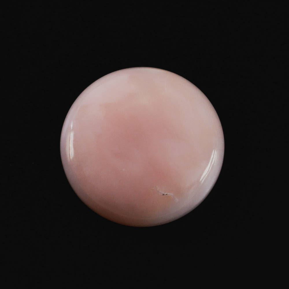 PINK OPAL ROUND CAB (LITE) (SI) 12MM 3.47 Cts.