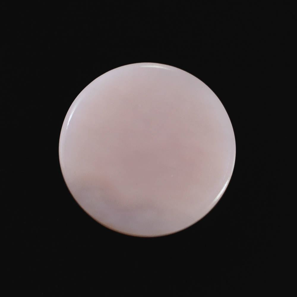 PINK OPAL ROUND CAB (LITE) (SI) 12MM 3.47 Cts.