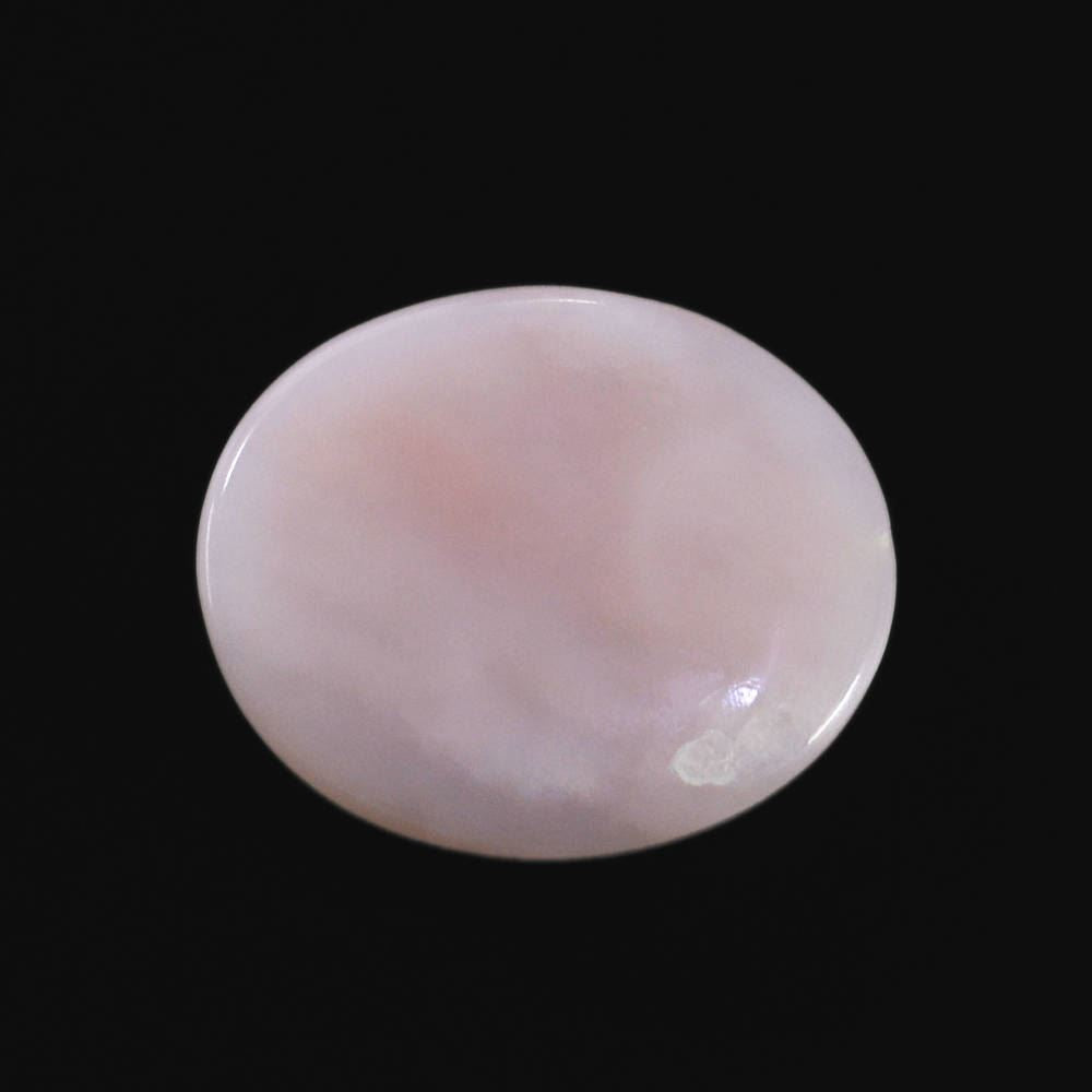 PINK OPAL OVAL CAB (FLAT) (LITE) (SI) 12X10MM 2.71 Cts.