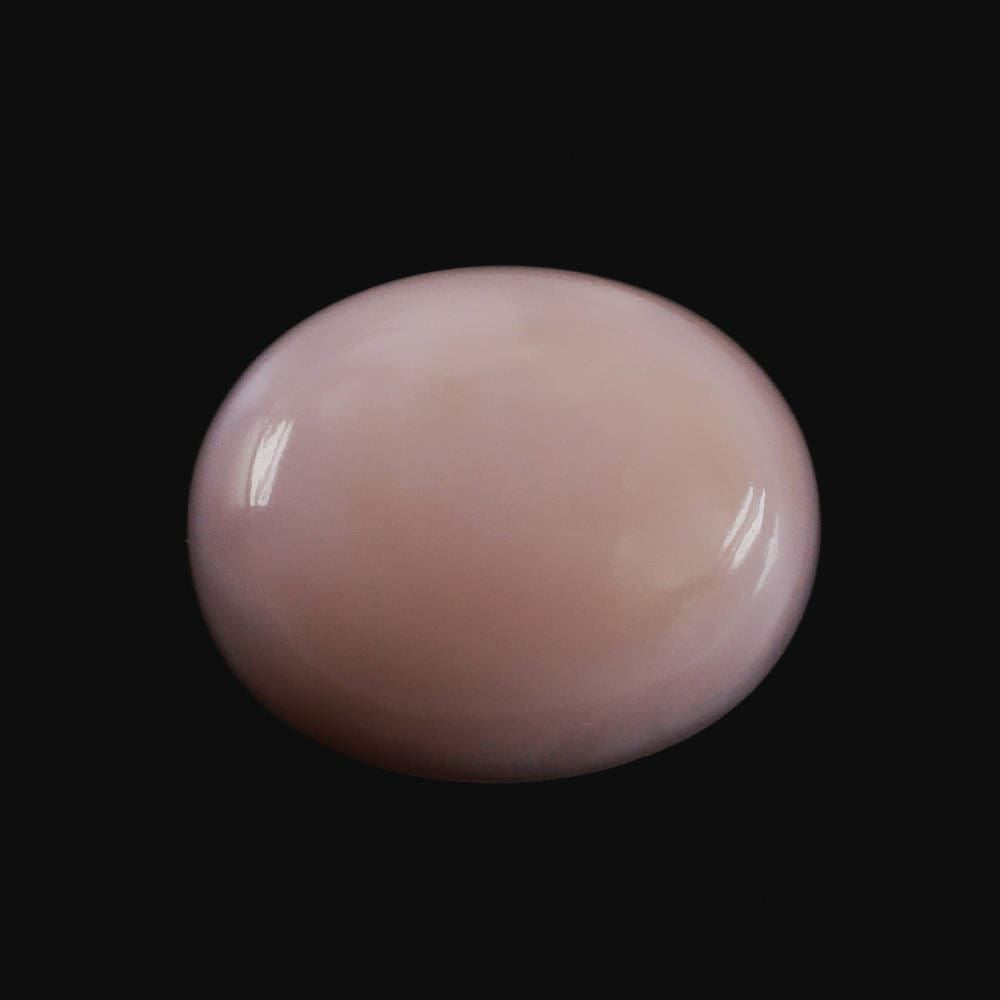 PINK OPAL OVAL CAB (LITE) (SI) 12X10MM 3.74 cts.