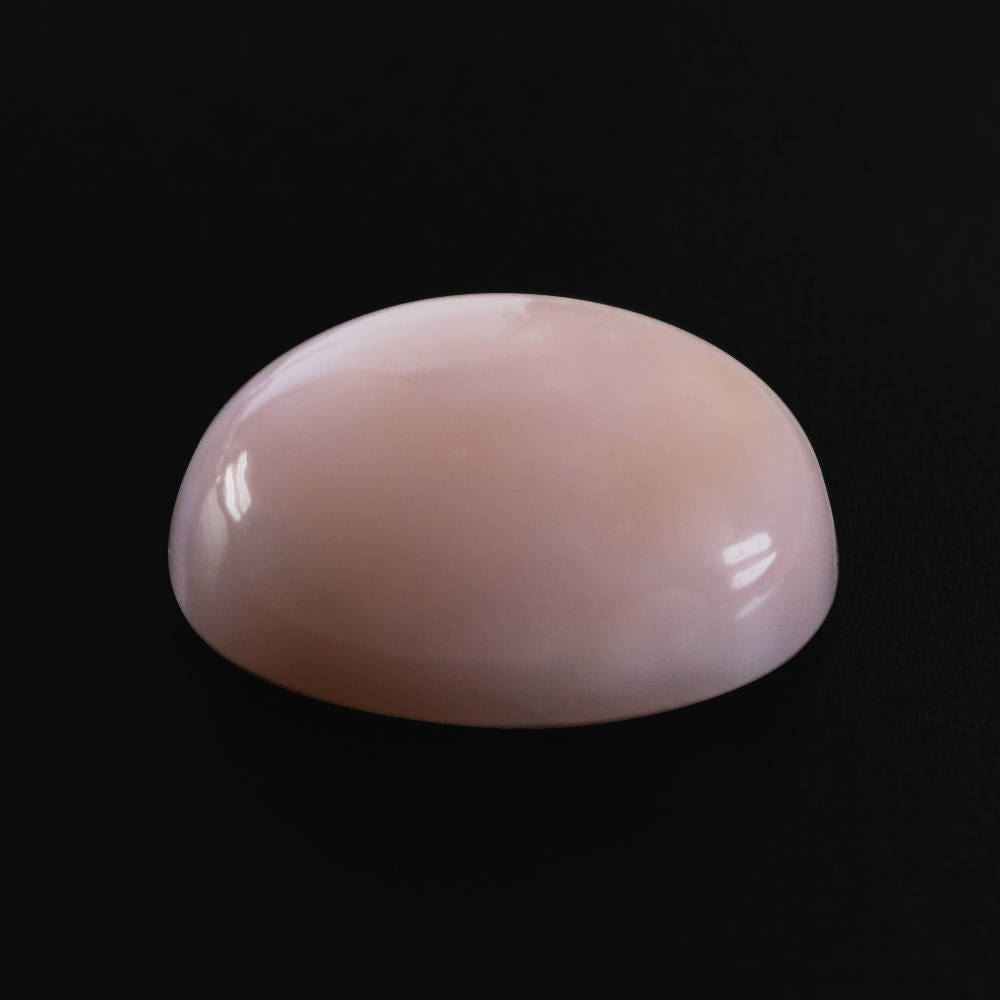 PINK OPAL OVAL CAB (LITE) (SI) 12X10MM 3.74 cts.