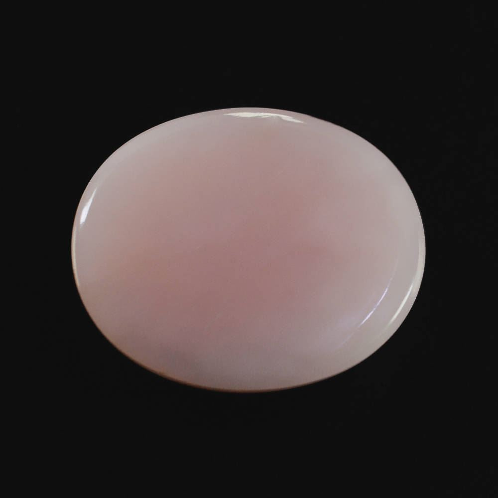 PINK OPAL OVAL CAB (LITE) (SI) 12X10MM 3.74 cts.
