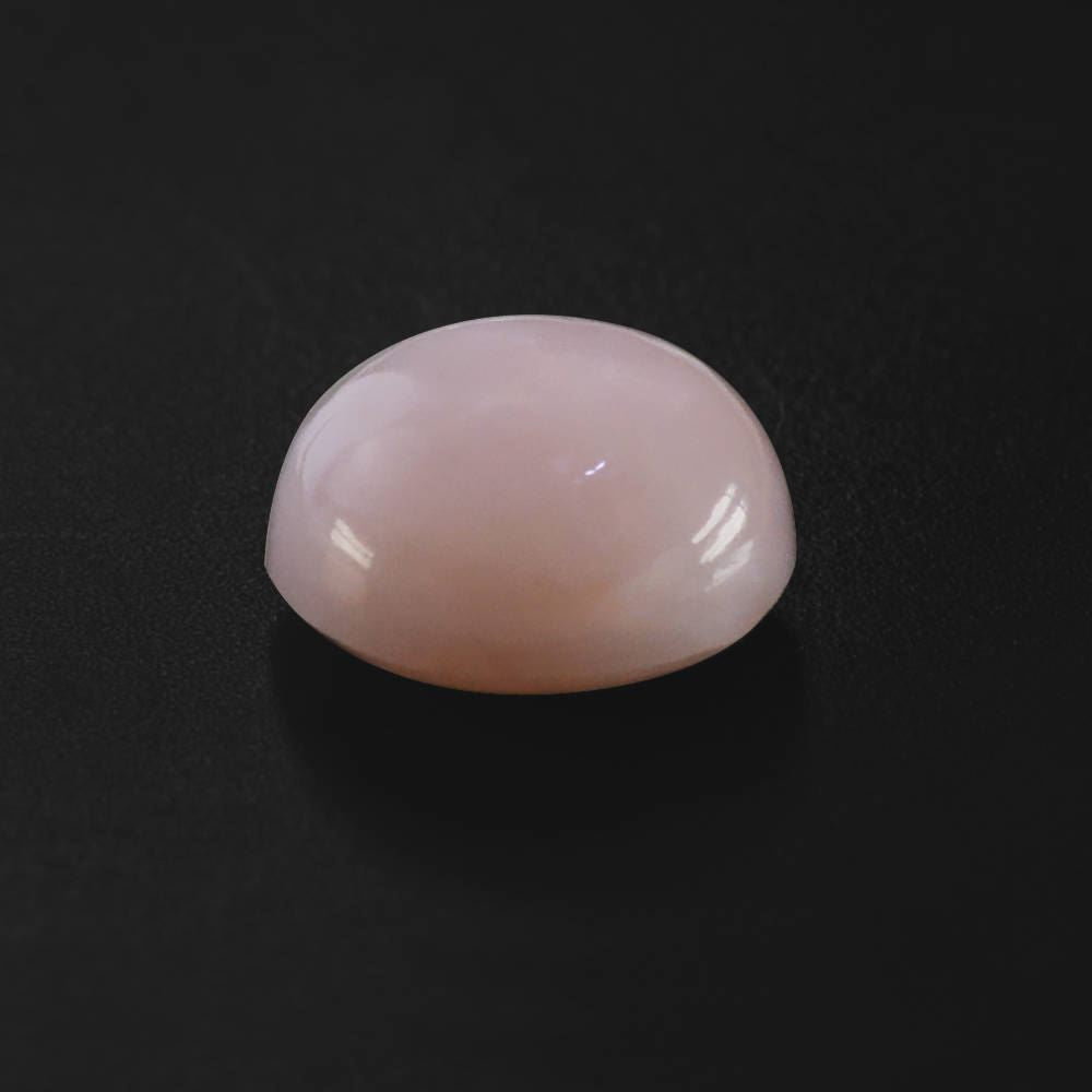 PINK OPAL ROUND CAB (VERY LITE) (SI) 8MM 1.61 Cts.