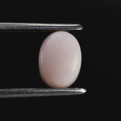 PINK OPAL OVAL CAB (VERY LITE) (SI) 8X6MM 1.30 Cts.