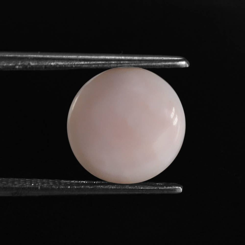 PINK OPAL ROUND CAB (VERY LITE) (SI) 11MM 2.26 Cts.