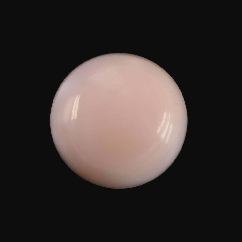 PINK OPAL ROUND CAB (VERY LITE) (SI) 10MM 2.88 Cts.