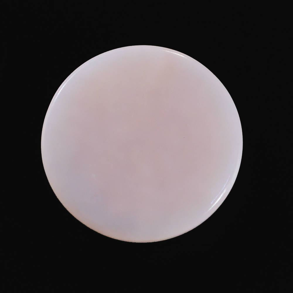 PINK OPAL ROUND CAB (VERY LITE) (SI) 12MM 3.35 Cts.