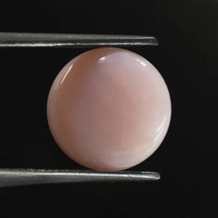 PINK OPAL ROUND CAB (VERY LITE) (SI) 12MM 3.35 Cts.