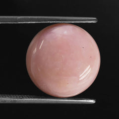 PINK OPAL ROUND CAB (MEDIUM) (SI) 14MM 8.47 Cts.