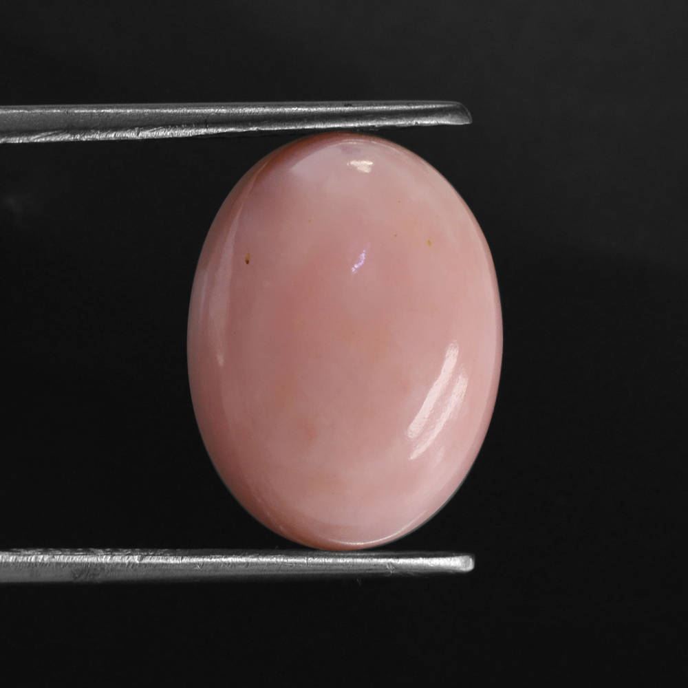 PINK OPAL OVAL CAB (MEDIUM) (SI) 16X12MM 7.32 Cts.