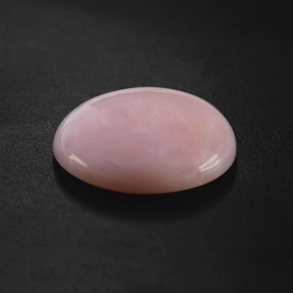PINK OPAL ROUND CAB (FLAT) (MEDIUM) (SI) 12MM 3.39 Cts.
