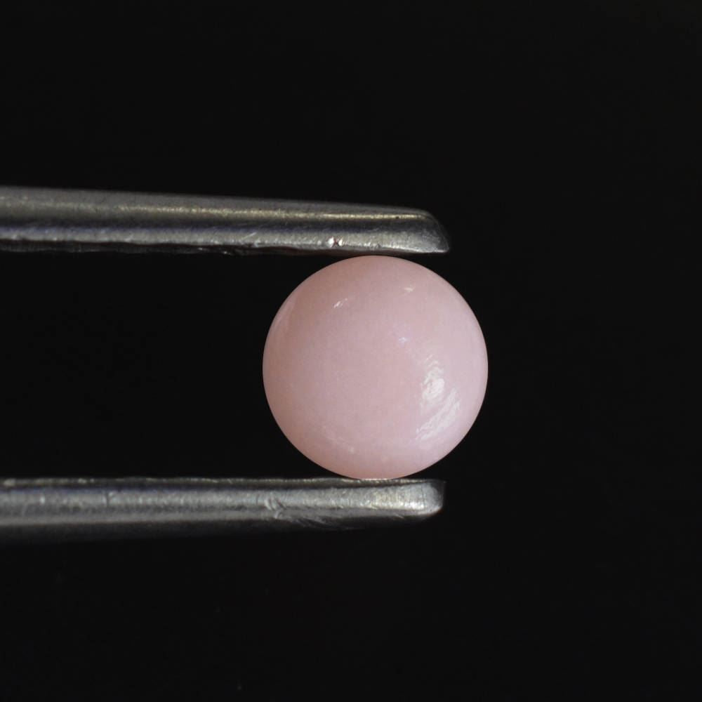 PINK OPAL ROUND CAB (MEDIUM) (SI) 4.50MM 0.24 Cts.
