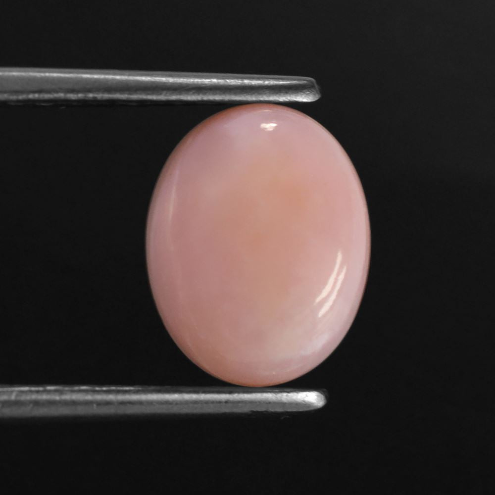 PINK OPAL OVAL CAB (MEDIUM) (SI) 10X8MM 2.14 Cts.