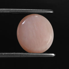 PINK OPAL OVAL CAB (MEDIUM) (SI) 11X10MM 2.46 Cts.