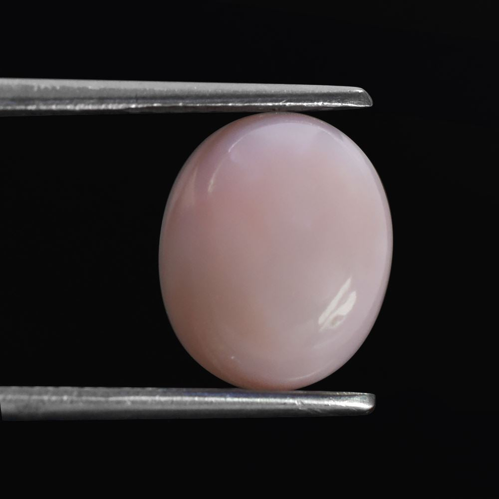 PINK OPAL OVAL CAB (MEDIUM) (SI) 12X10MM 3.68 Cts.