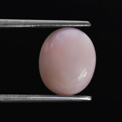PINK OPAL OVAL CAB (MEDIUM) (SI) 12X10MM 3.68 Cts.