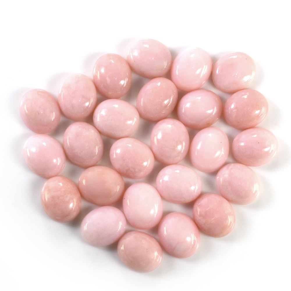 PINK OPAL OVAL CAB (MEDIUM) (SI) 12X10MM 3.68 Cts.