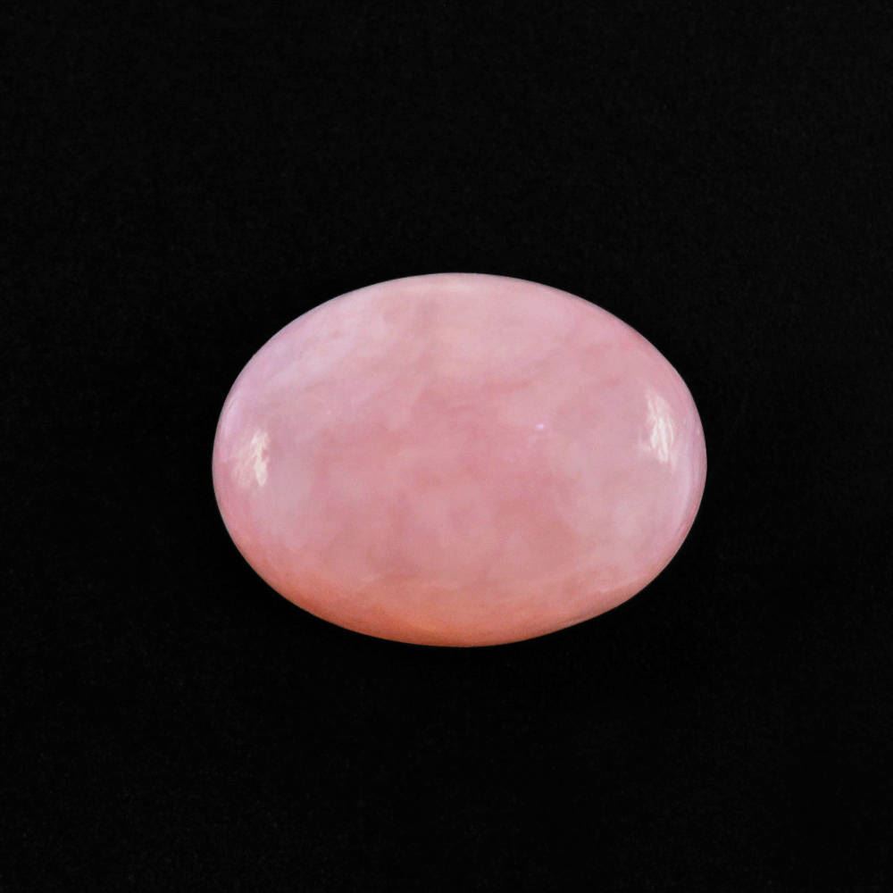 PINK OPAL OVAL CAB (DARK) (SI) 8X6MM 1.00 Cts.